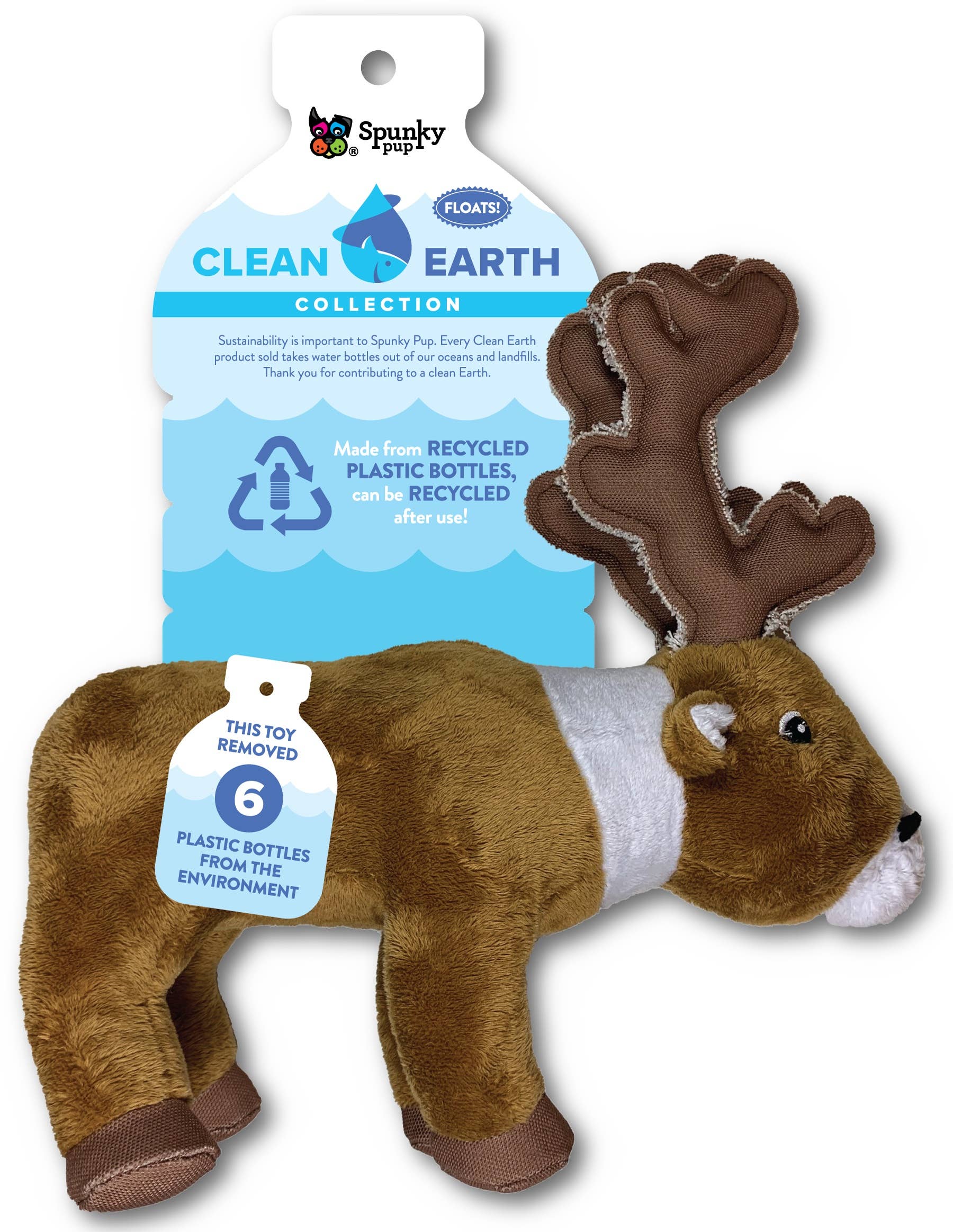 Clean Earth Plush Caribou-small